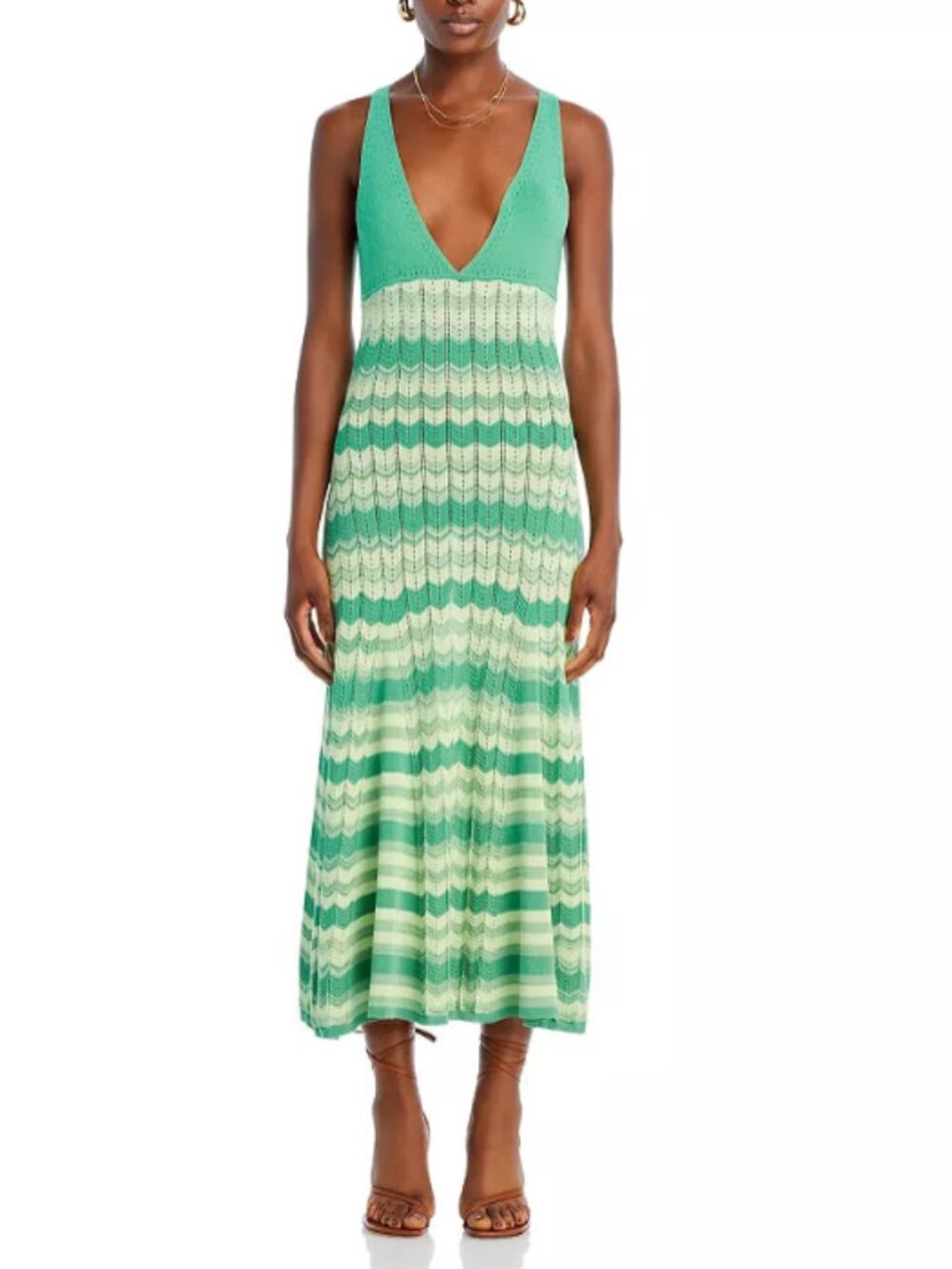 Ramy Brook Mylah Maxi Sweater Dress - Mineral Green
